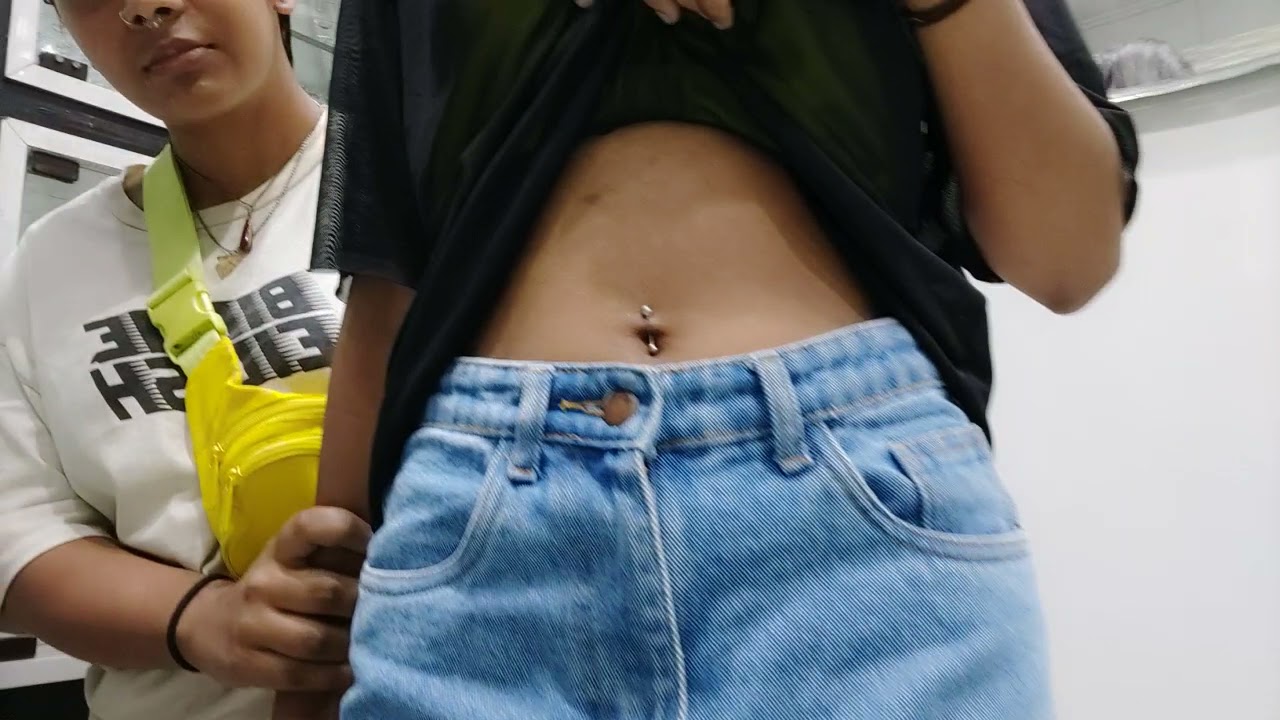 navel piercing😃 YouTube