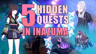 5 HIDDEN quests in Inazuma | Genshin Impact