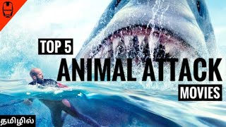 Top 5 Animal Attack Movies Tamil Dubbed | Hollywood Movies in Tamil Dubbed | Part-1 | Dubhoodtamil