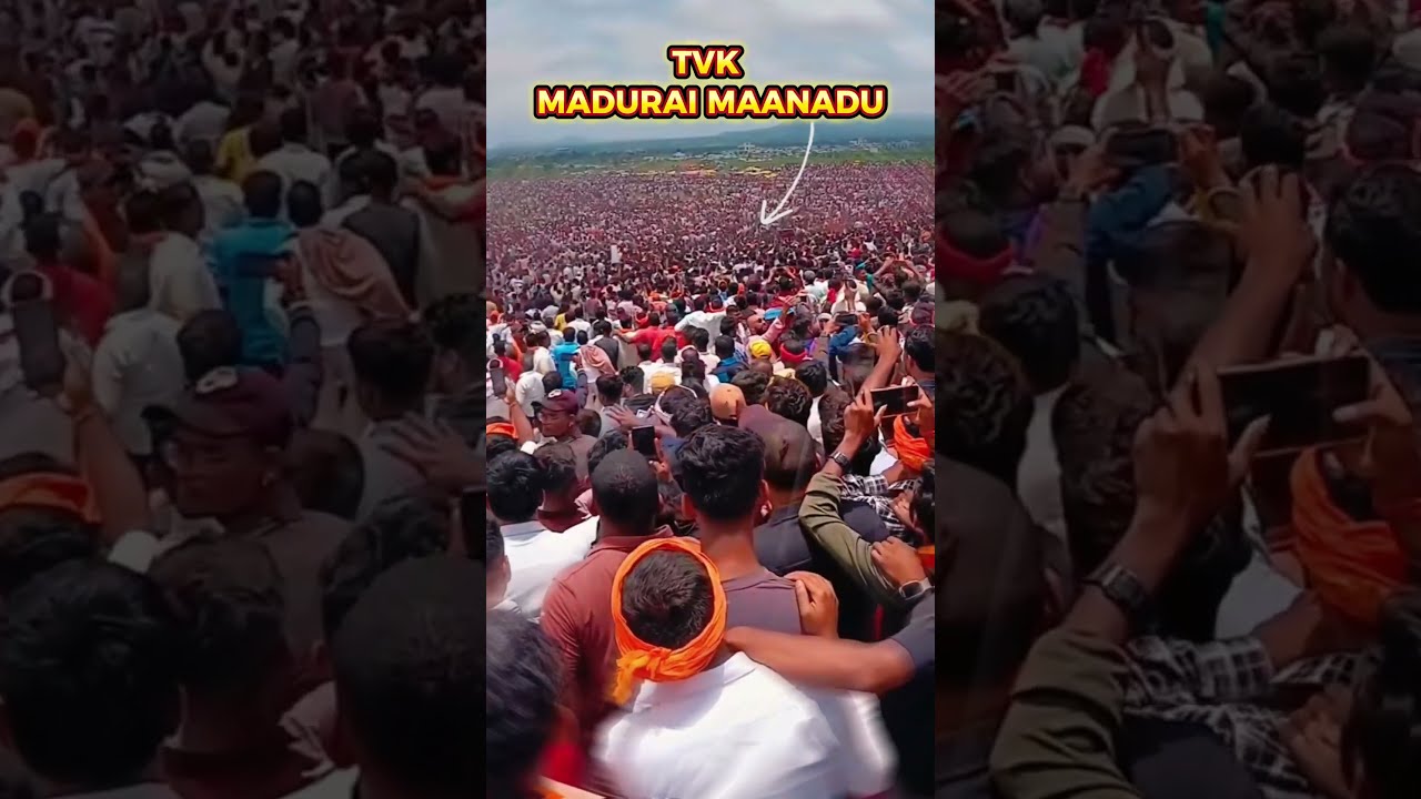 TVK Madurai Maanadu Crowd Vijay Mass Entry On 2nd CHENNAI EXPRESS