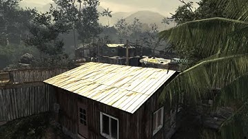 mw3 village throwing knife cross map