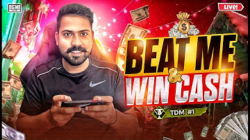 “BGMI 1v1 TDM LIVE – Beat Me & Win Cash Challenge 💸🔥” #1v1tdm #bgmilive #shortsfeed