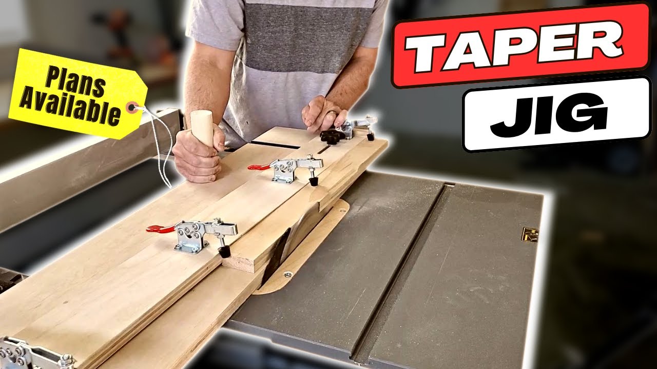 Taper Jig For Long Cuts | Table Saw Jointer Jig