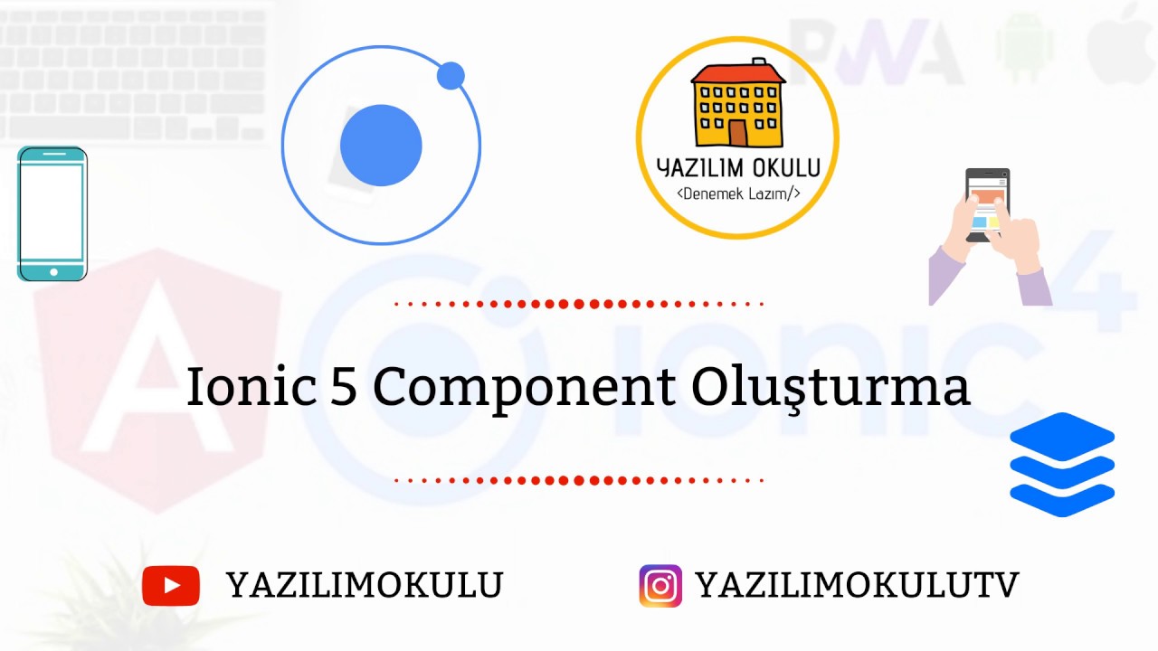Ionic 5 Component Oluşturma - YouTube