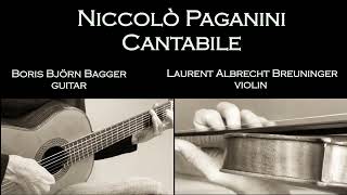 Niccolo Paganini Cantabile Laurent Albrecht Breuninger violin Boris Björn Bagger guitar Op.17 MS 109