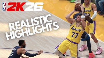 Luka Doncic Is UNSTOPPABLE | NBA 2K26 Realistic Highlights