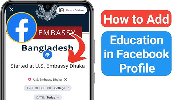 How to Add Education in Facebook Profile (2023) | Add School College University on Facebook Profile
