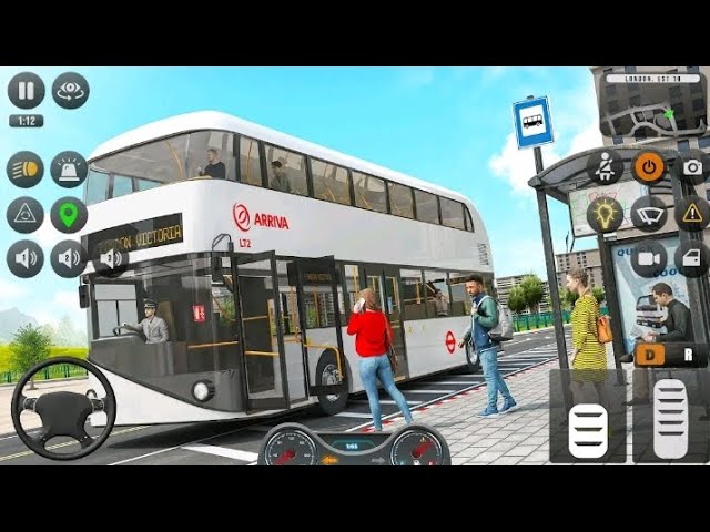 Ultimate Bus Simulator 3D - Xtreme Coach Bus Driving -Real Bus Game 2023-  Modern Coach Driving Game -Offroad Bus Driver - Jogo de estacionamento de