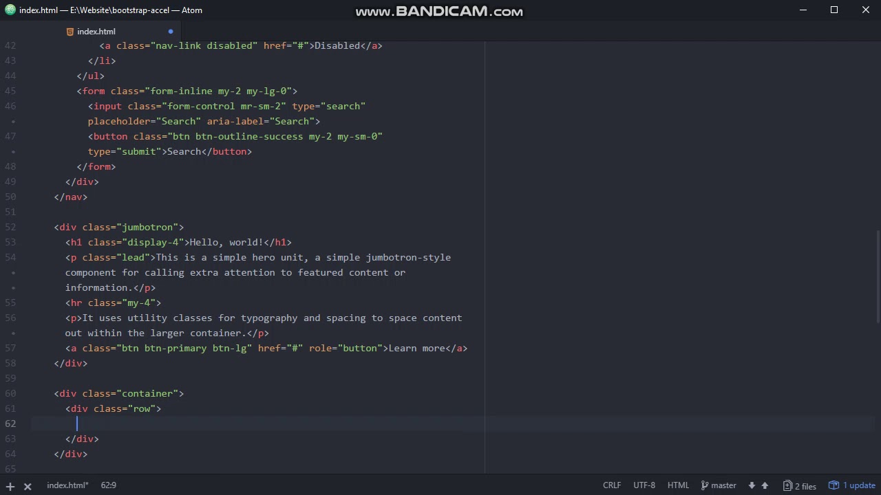 Contoh Bootstrap - YouTube