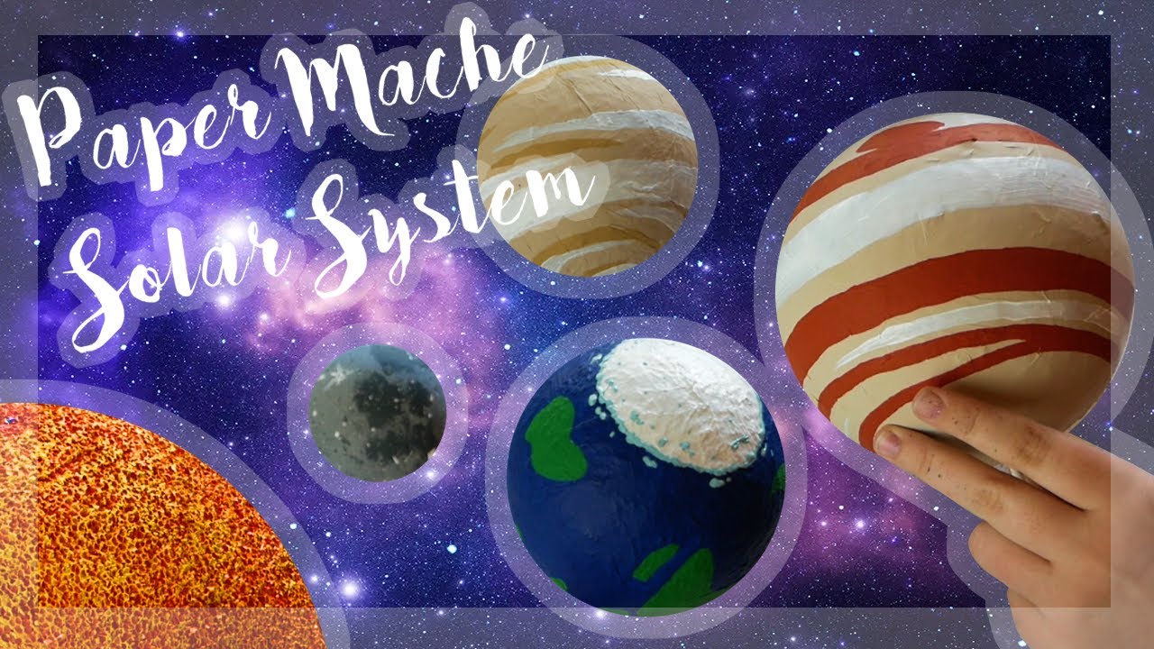 Paper Mache Solar System