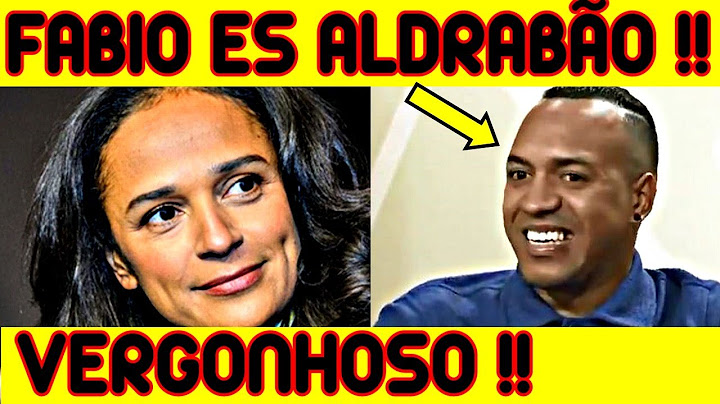 ISABEL DOS SANTOS ARRASA FABIO DANCE '' ALDRABÃO '' VERGONHOSO ''