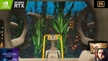 [8K60FPS] Subnautica RTX 2: Cyclops Diving in Unreal Engine 5! | 3D Render