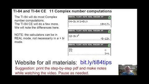 11 Complex Number Computations