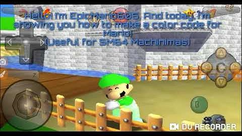 How to Make Custom Color Codes for SM64 Machinimas (70 Subscriber Special)