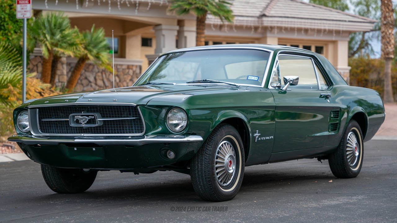 Ford Mustang スタジャン 2XL グリーン/ブラック 1967 Ford Mustang for Sale | Exotic Car Trader (Lot #23128614)