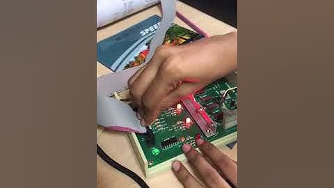 Stepper motor interface||rotate the motor in specified direction ||microprocessor lab||