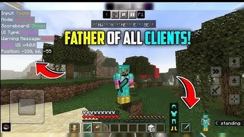 Best Client Released For Minecraft Pe | UtilityUI Client v4.0.0