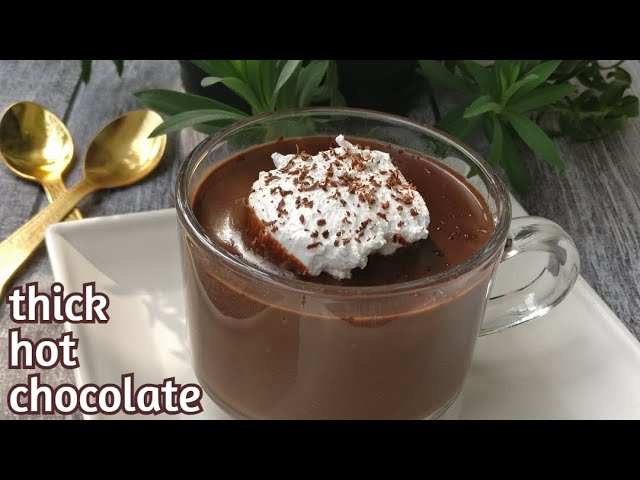 Thick Hot Chocolate Recipe | The Best Hot Chocolate Recipe ~ Curry N Cuts