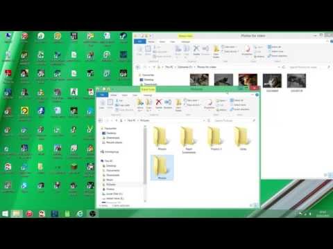 Photos from external HD or USB stick to PC