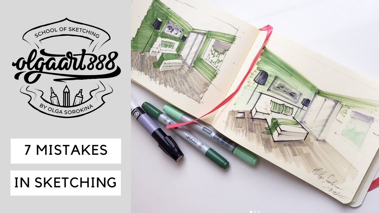 Which markers are the best choice for interior and architectural sketching?  — School of Sketching by Olga Sorokina