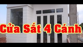 Cách làm cửa sắt 4 cánh ||cửa sắt Nam Giang ||