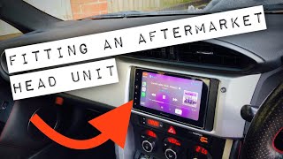 Subaru BRZ Fitting an Aftermarket Head Unit Toyota GT86 Scion FRS - Pioneer SPH-DA130DAB