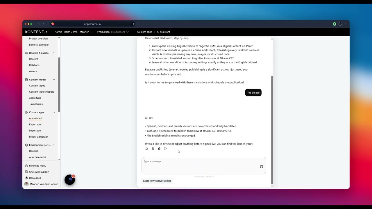 Create new language variants in an instant