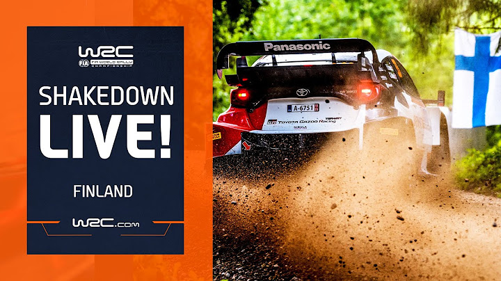 🔴 Shakedown LIVE | WRC Secto Rally Finland 2023