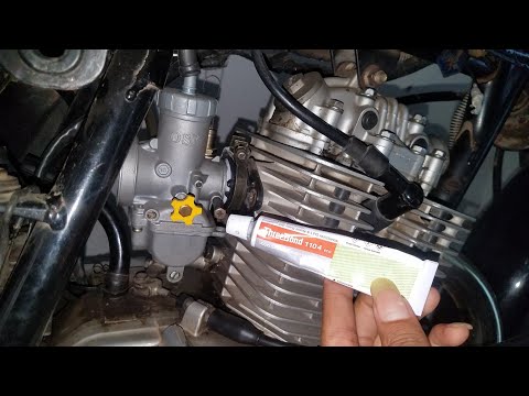 Cara Lem karburator pada Suzuki thunder agar tidak bocor angin