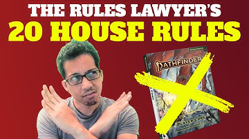 Things I house rule and NERF in Pathfinder 2e! (Rules Lawyer)