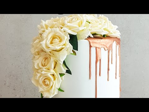 how-to-make-a-rose-gold-drip-wedding-cake--rosie's-dessert-spot