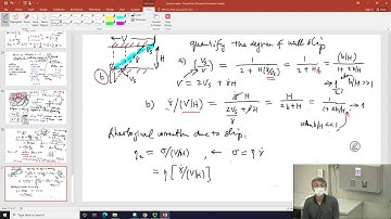 Lecture 7   Wall Slip II   091620