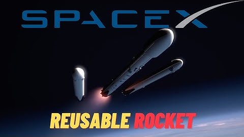 SpaceX reusable rocket  3D Animation