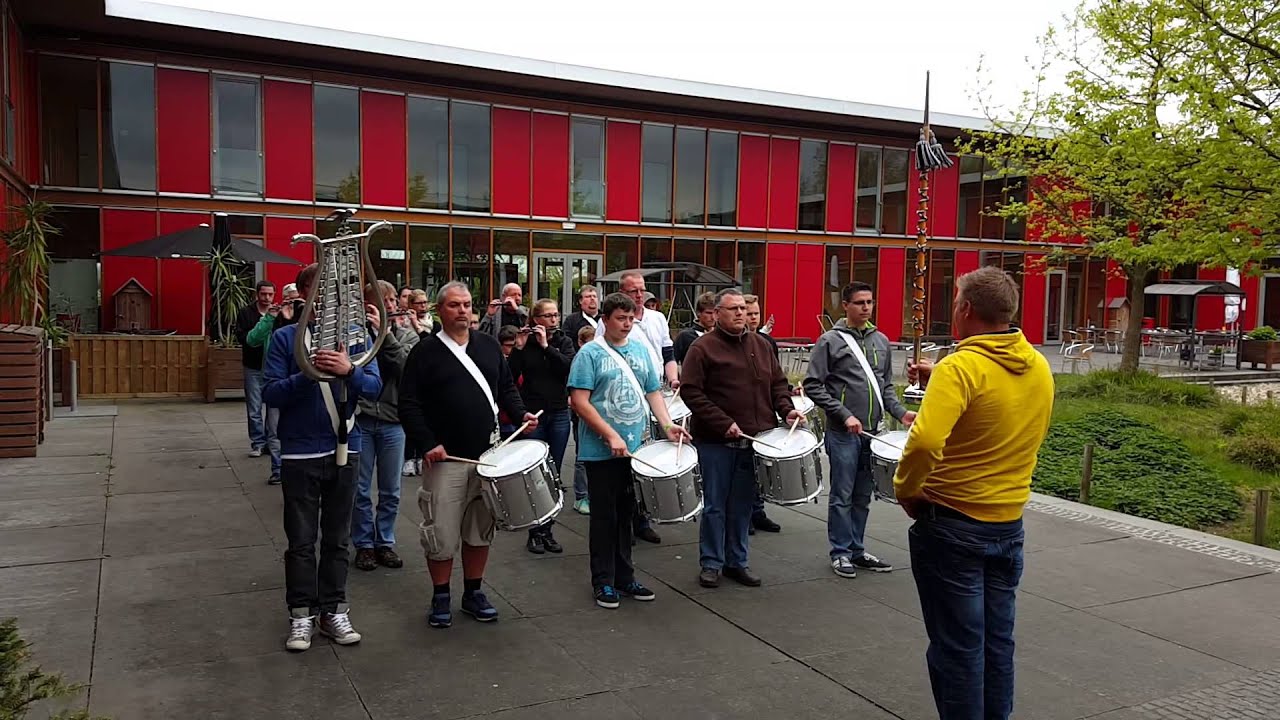 Probenwochenende 2015, Tambourcorps Glehn, Klar zum Gefecht, Marsch