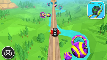 Going Balls - Gameplay Walkthrough Part 38 - Racing Game Levels 341-343 (iOS, Android)