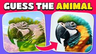 Guess the Animals by Illusion  30 Easy, Medium and Hard Levels