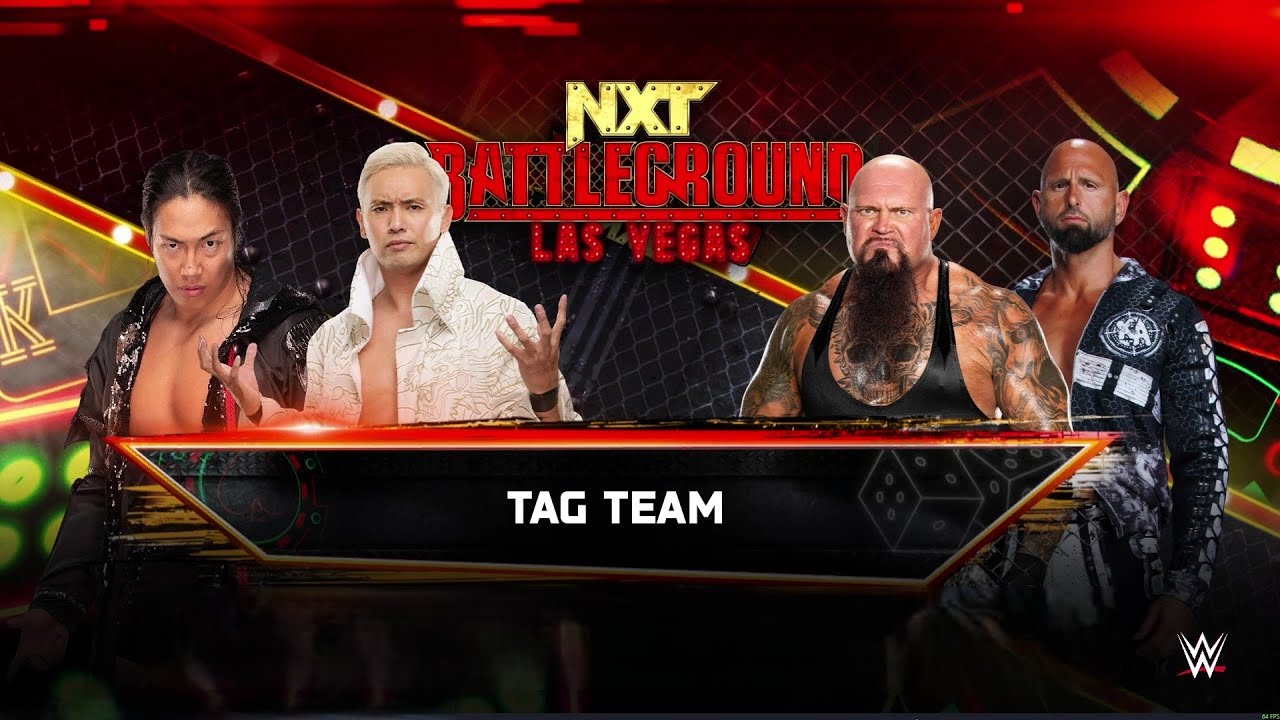 WWE 2k25 Коносукэ и Окада против Добрых Братьев