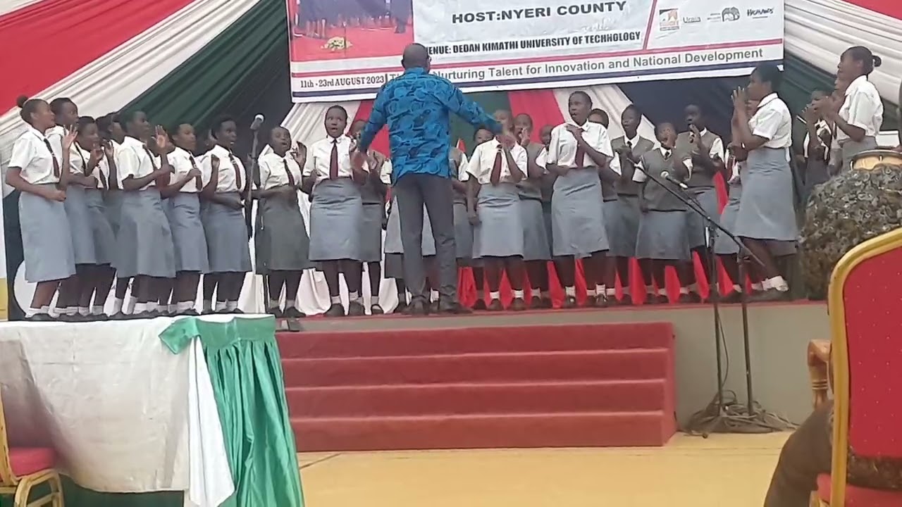 Machakos Girls performing Excuse Me by Anna Mwale #KNMF #zilizopendwa #kmf2023