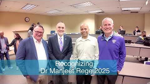 Dr Manjeet Rege Wins the Excellence in Tech Education Tekne Award