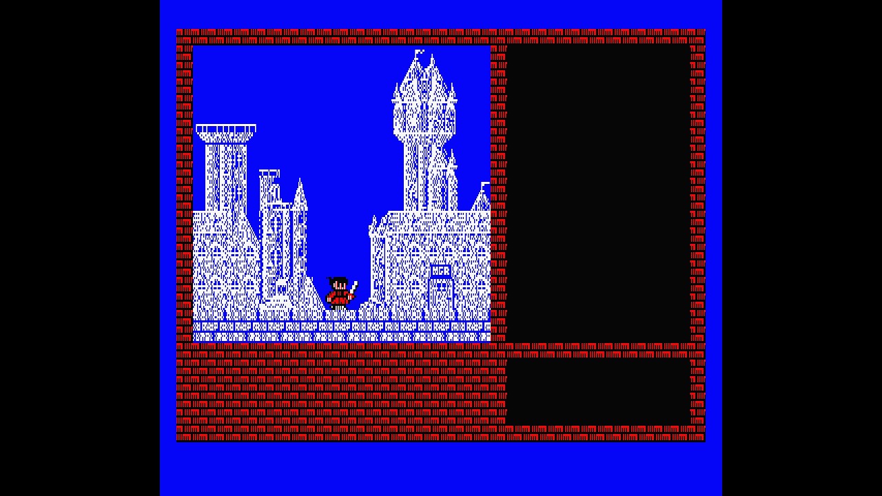 MSX BASICでSCREEN6モードのMSX2版ザナドゥをちょっとだけ妄想してみた