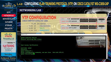 Switching Lab - CONFIGURING VTP ON CISCO CATALYST 3850 NETWORK SWITCH