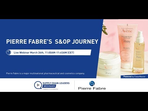 Pierre Fabre Webinar: S&OP journey