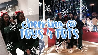 cheering @ TOYS 4 TOTS | 12 days of vlogmas day 2