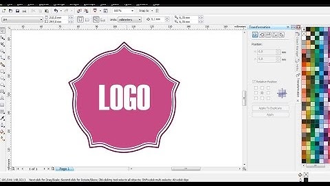 Desain Logo dengan Polygonal Tool di CorelDRAW | Belajar CorelDRAW