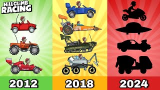 Hill Climb Racing : All Vehicles Evolution - History of All Updates! 2012-2024 screenshot 4