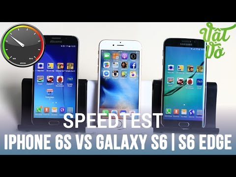 Vật Vờ| So sánh iPhone 6s với Galaxy S6|S6 Edge: speedtest, hiệu năng, quản lí ram