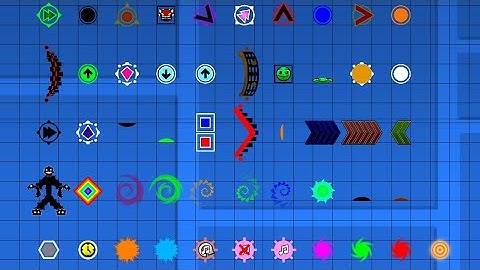 50+1 New Orbs & Portals & Jump Pads in GD 2.3 by misemise(me) | Geometry Dash 2.2