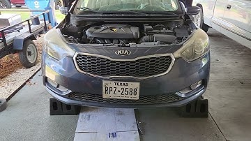 2015 Kia Forte Crankshaft position sensor  location and replacement