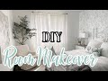 Extreme Small Bedroom Makeover / DIY Room Makeover Decorate with Me + Renter Friendly