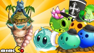 Plants Vs Zombies 2: It's About Time ALL Plants New COSTUME Big Wave Beach Gameplay